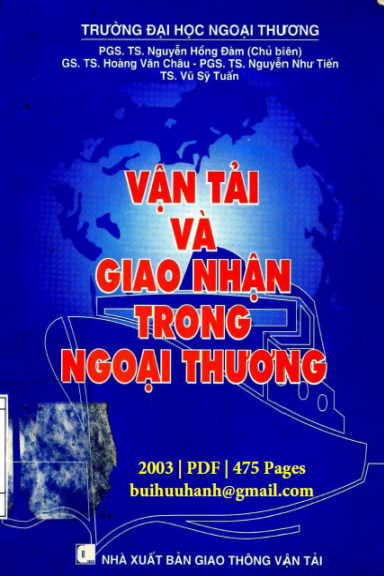 Giao Trình Vận Tải Và Giao Nhận Trong Ngoại Thương